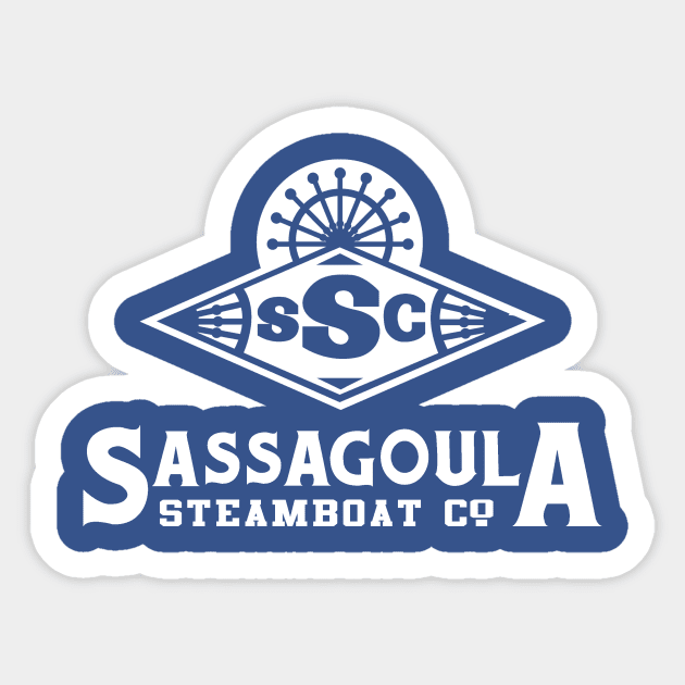 Sassagoula Steamboat Co. I Sticker by Lunamis
